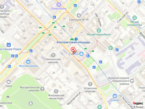 рядом с районом Андреевский спуск